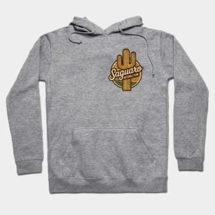 Retro Vintage Saguaro National Park Emblem Hoodie